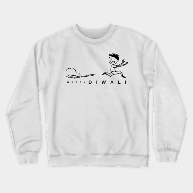 Boy with Rocket Crewneck Sweatshirt by Whatastory